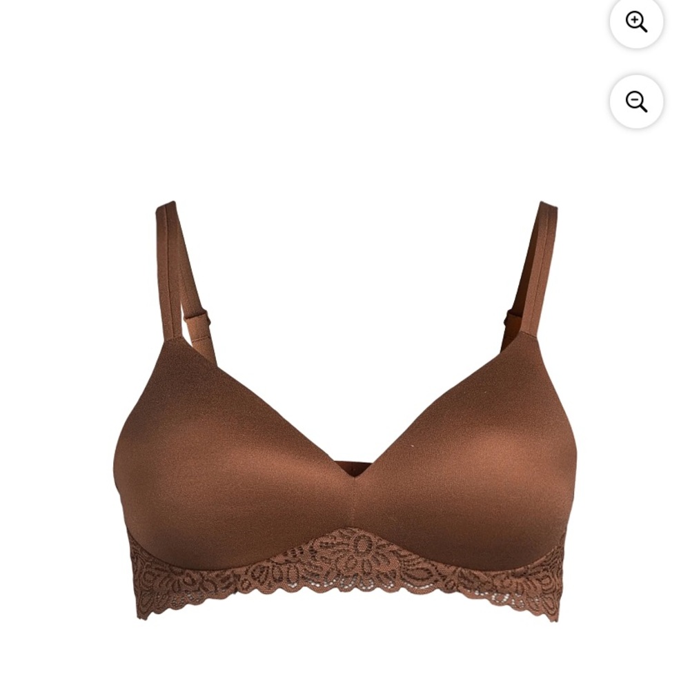 NO BOUNDARIES Wireless Lace Trim Bra